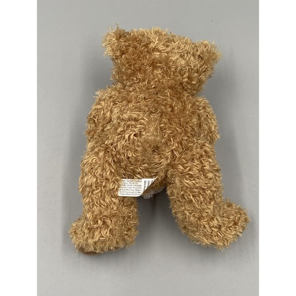 7” Brown Teddy Bear Plush Holding Red I Love You Heart Artistic Toys Promotions - Picture 4 of 8